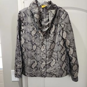 St john jacket black,grey full zip